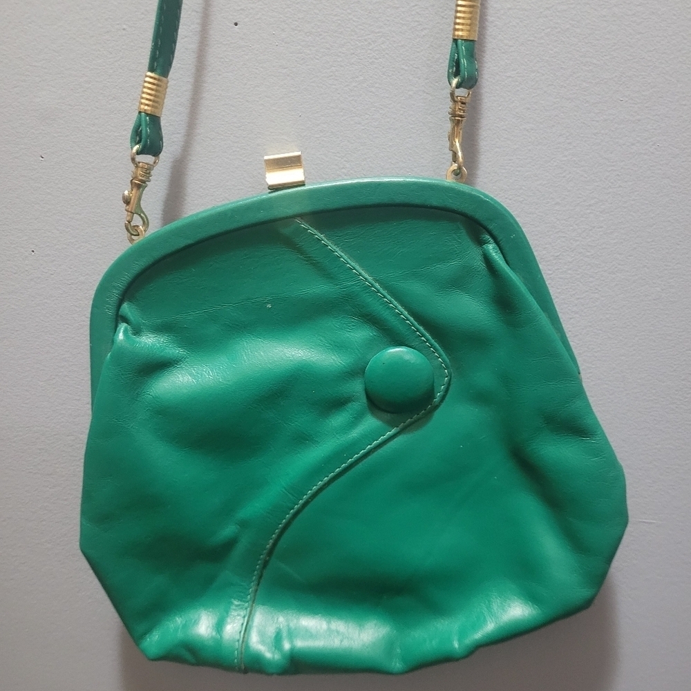 Maxime Vintage Green Purse